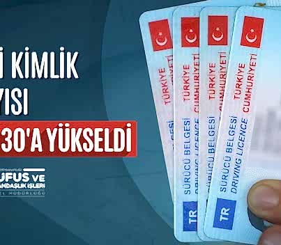 Yeni Tip Sürücü Belgeleri Çipli Kimlik Kartlarına Yüklenebilir